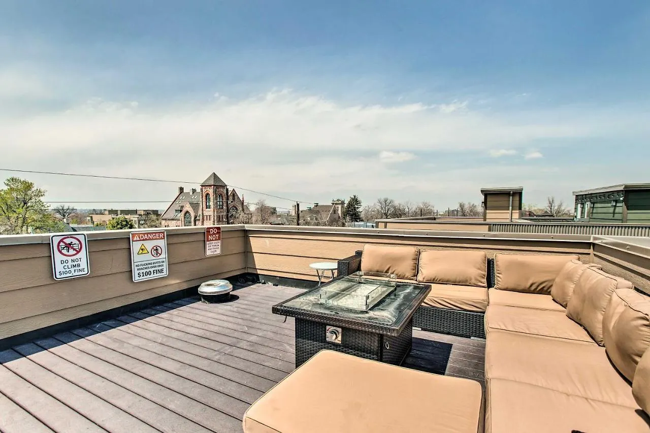 Denver Abode With Rooftop Deck And City Views Holiday home